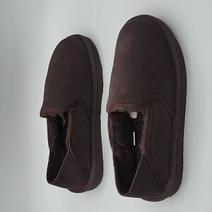 Aussie Merino Byron Suede Slippers Chocolate  Brown 8